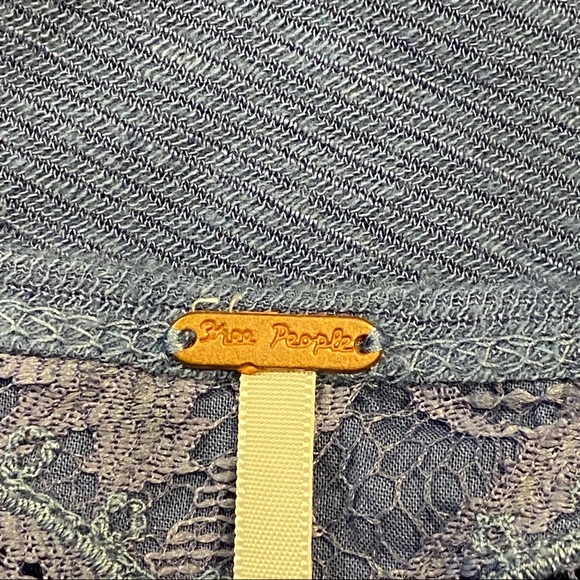 Free People Jennie Lace Up Henley - Picture 5 of 7